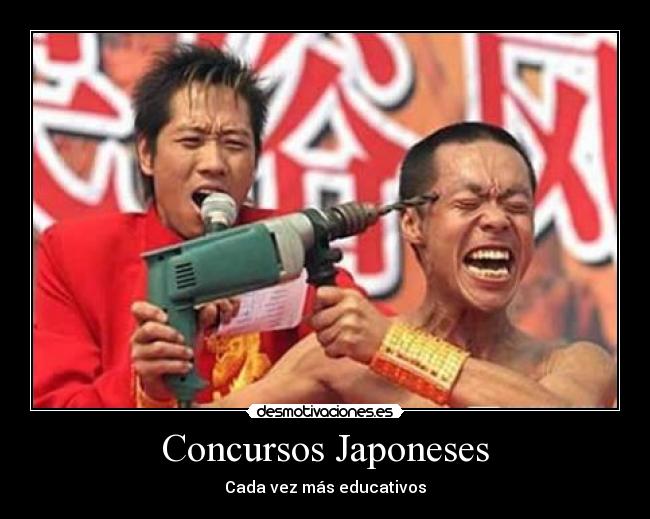Concursos Japoneses - Cada vez más educativos