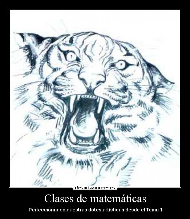 Clases de matemáticas -