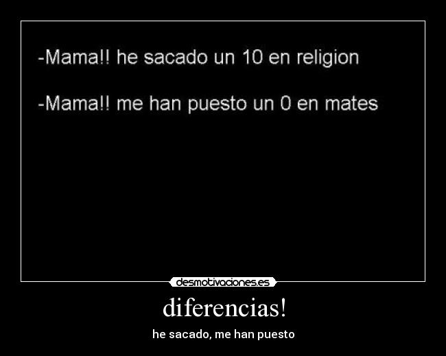 diferencias! - 