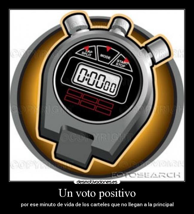 Un voto positivo -
