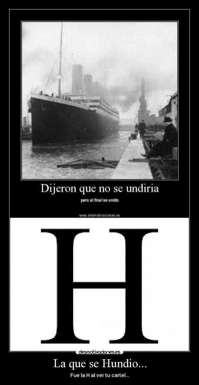 La que se Hundio... - 