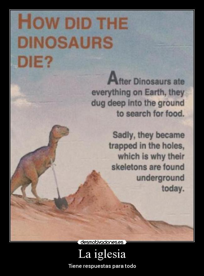 La iglesia - Tiene respuestas para todo