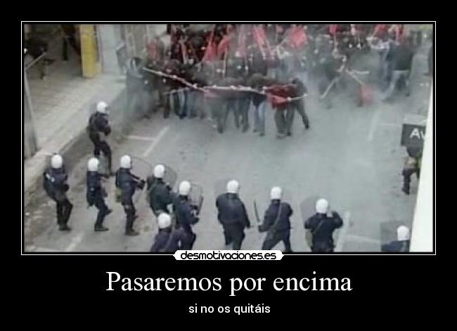 Pasaremos por encima - 