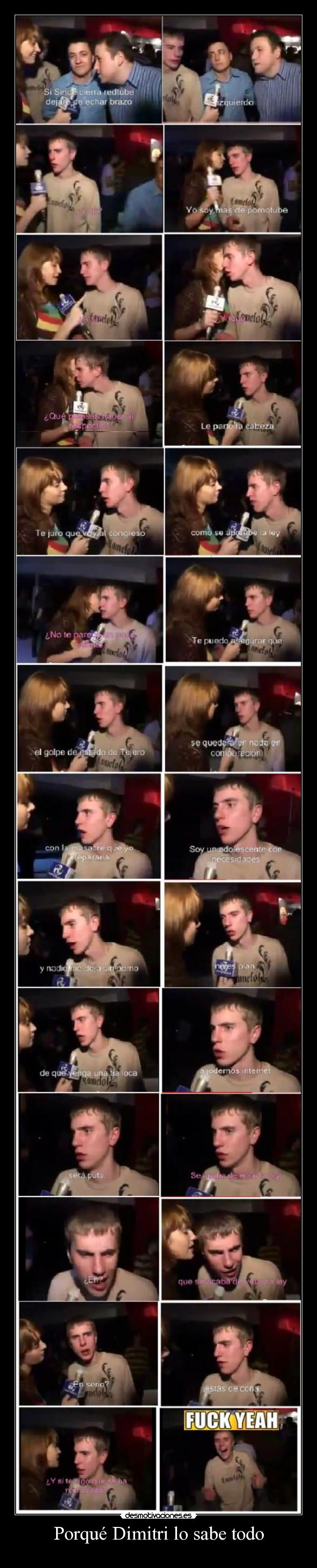 carteles dimitri sabe todo desmotivaciones