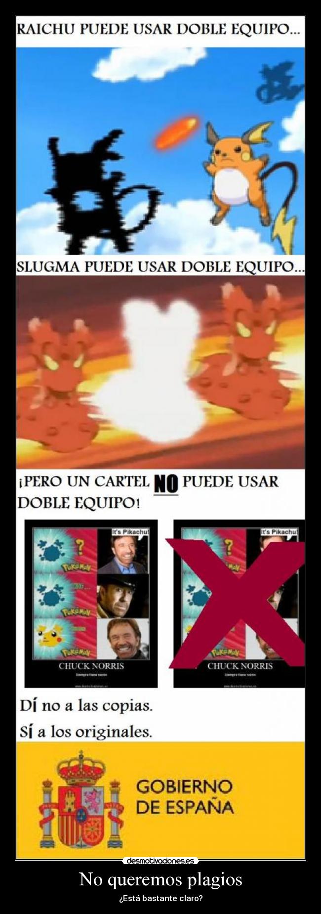 carteles raichu slugma bullete chuck norris noru62 desmotivaciones