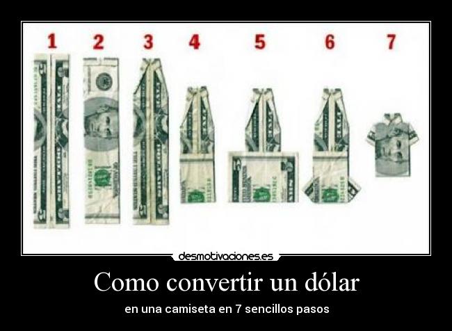 carteles dolar camiseta desmotivaciones