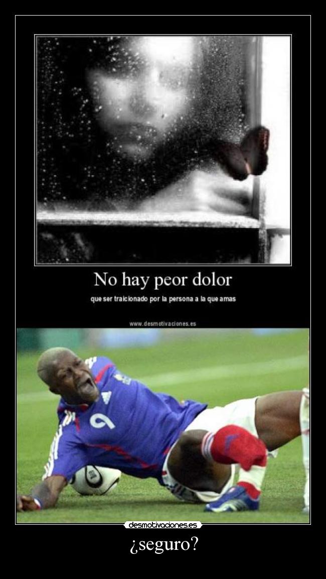¿seguro? -