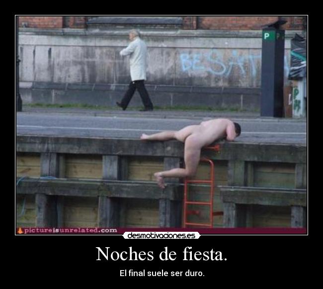 Noches de fiesta. -