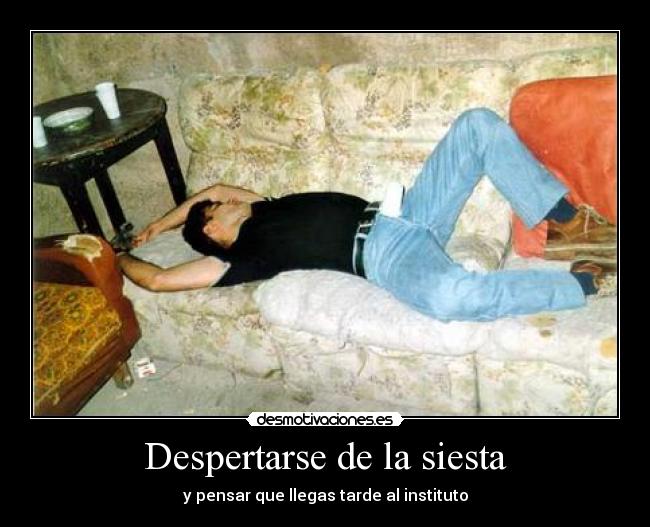 Despertarse de la siesta - 