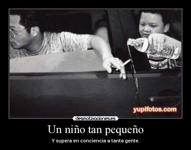 Un niño tan pequeño -