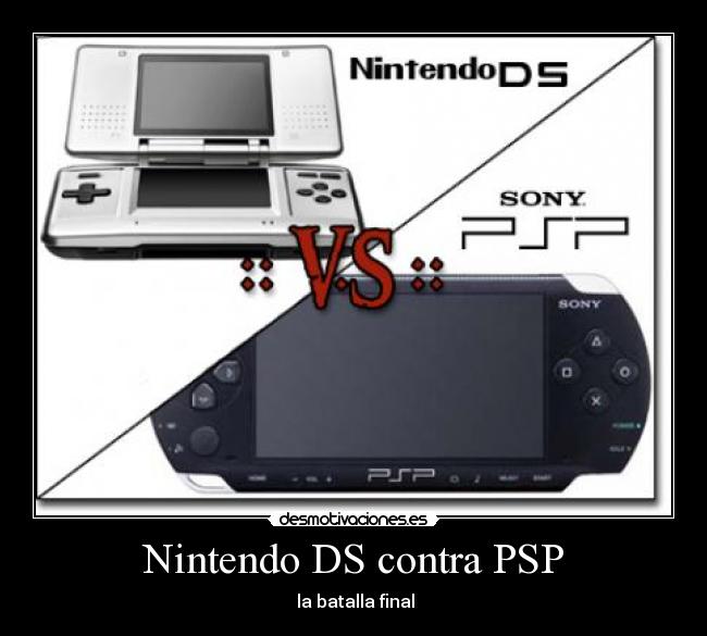 Nintendo DS contra PSP -  la batalla final