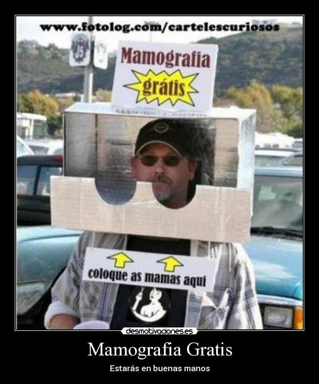 Mamografia Gratis - Estarás en buenas manos