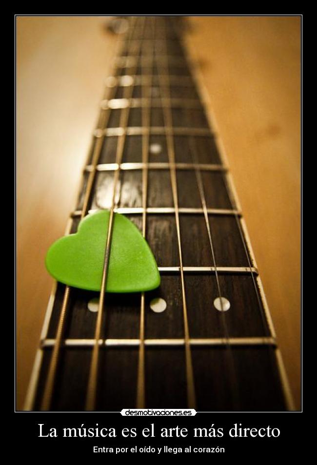 La música es el arte más directo - 