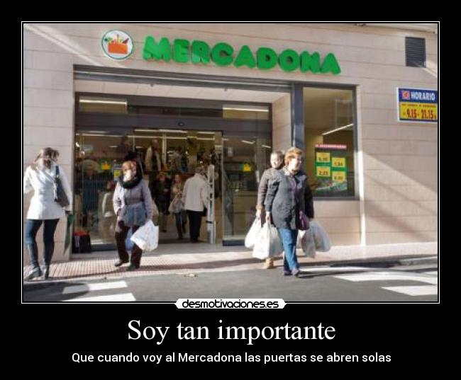 Soy tan importante -