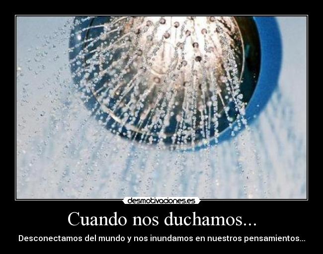 carteles ducha desmotivaciones