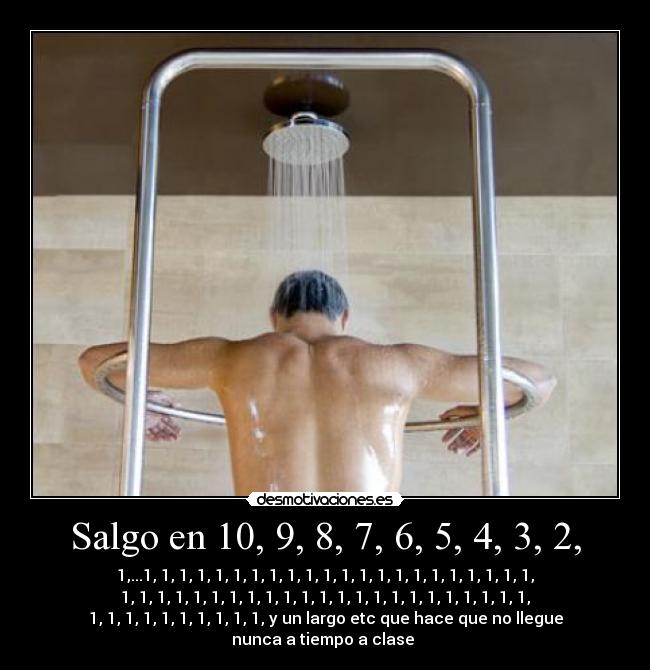 Salgo en 10, 9, 8, 7, 6, 5, 4, 3, 2, - 1,...1, 1, 1, 1, 1, 1, 1, 1, 1, 1, 1, 1, 1, 1, 1, 1, 1, 1, 1, 1, 1, 1,
1, 1, 1, 1, 1, 1, 1, 1, 1, 1, 1, 1, 1, 1, 1, 1, 1, 1, 1, 1, 1, 1, 1,
1, 1, 1, 1, 1, 1, 1, 1, 1, 1, y un largo etc que hace que no llegue
nunca a tiempo a clase
