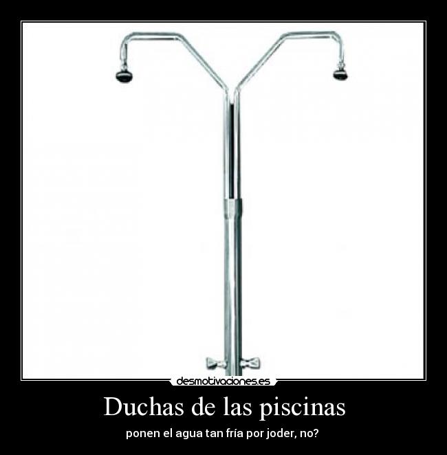 Duchas de las piscinas - 