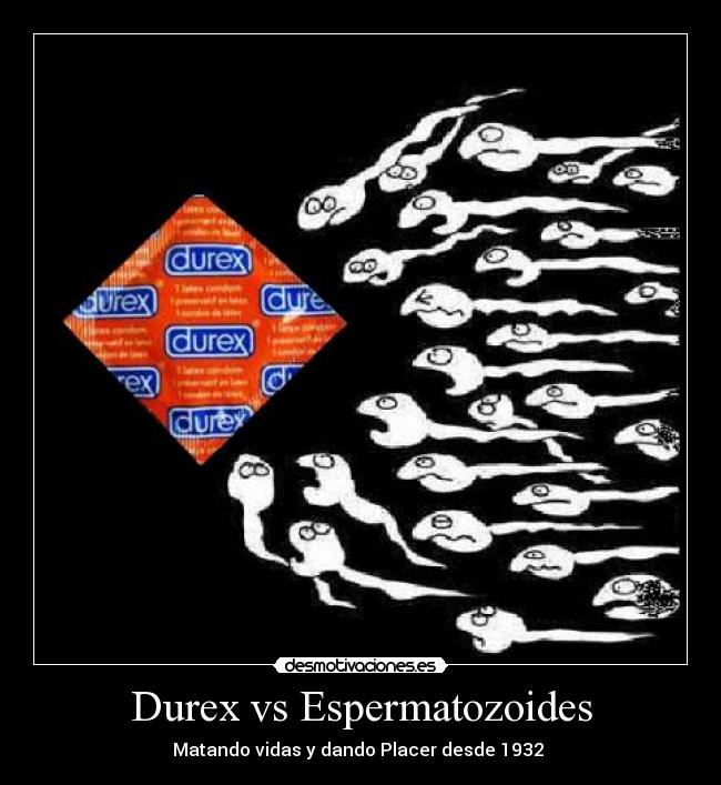Durex vs Espermatozoides - 