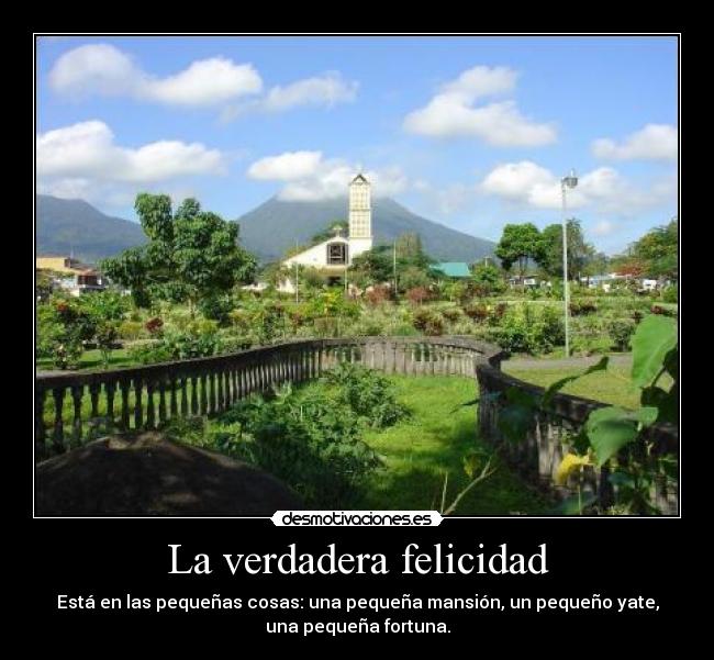 La verdadera felicidad - 