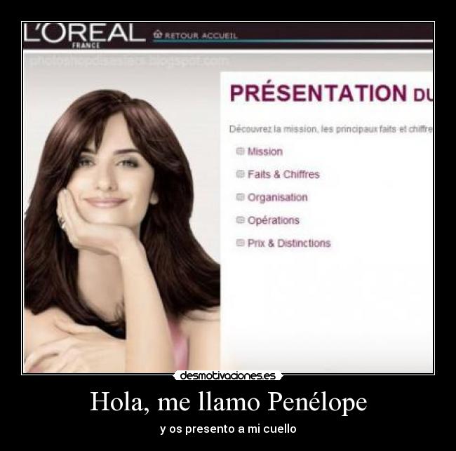 Hola, me llamo Penélope - 