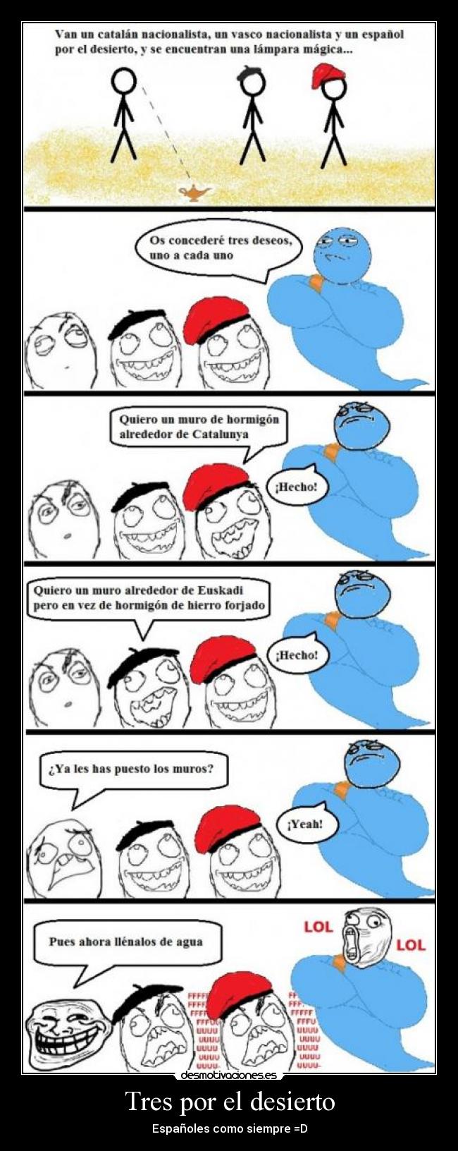 Tres por el desierto -