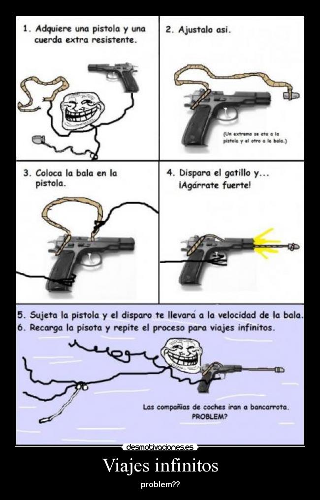 Viajes infinitos - problem??