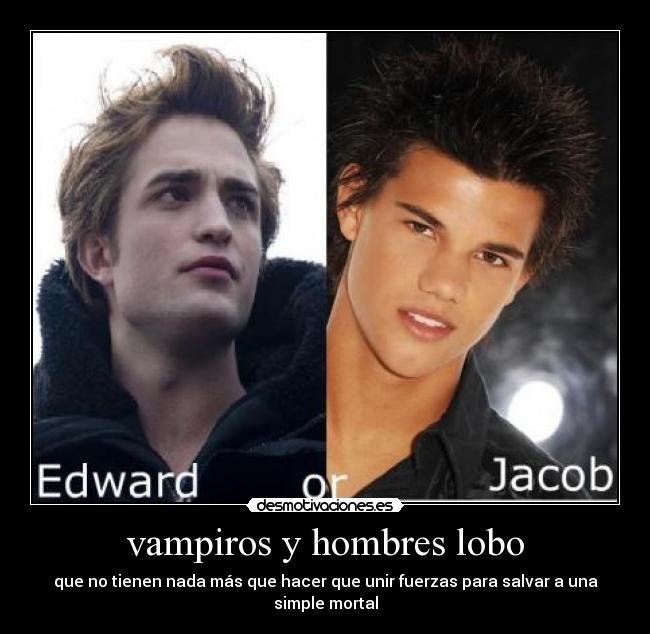vampiros y hombres lobo - 