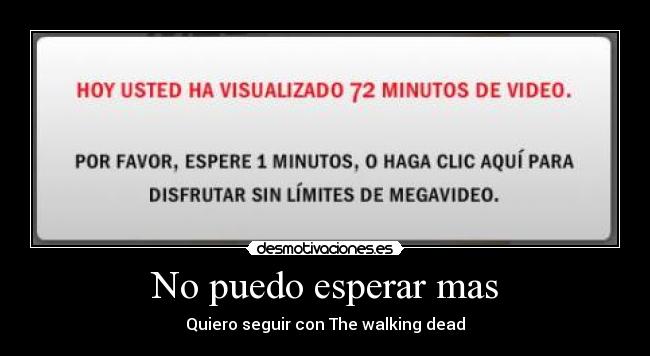 No puedo esperar mas - 