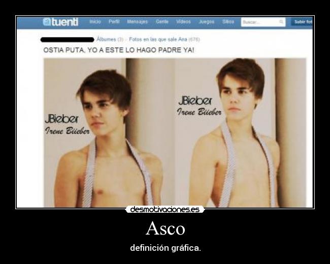 Asco - definición gráfica.