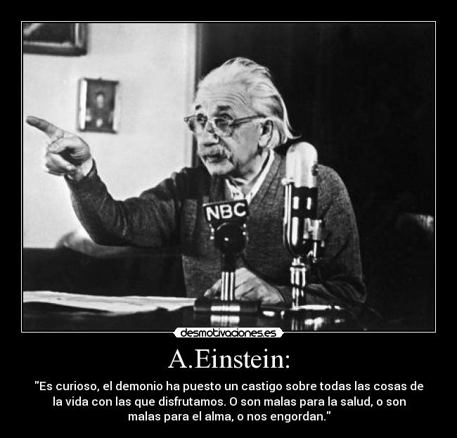 A.Einstein: - 