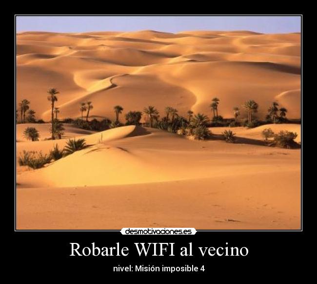Robarle WIFI al vecino -