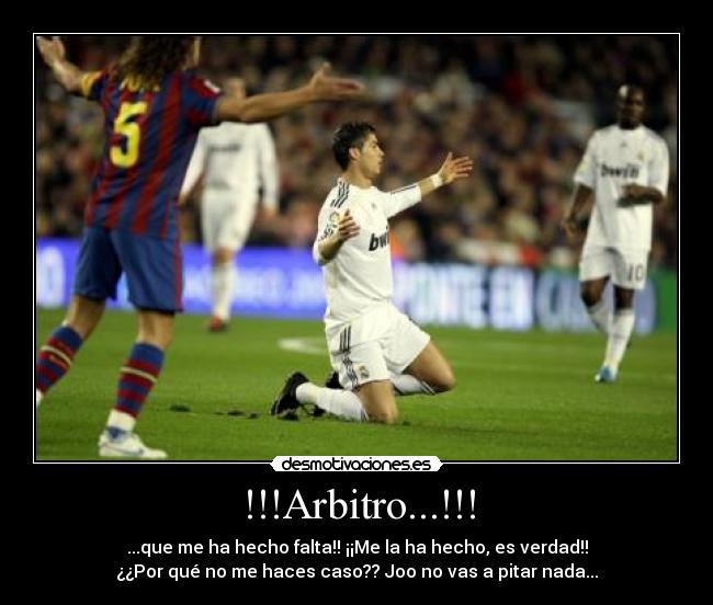 carteles cristiano ronaldo quejica asqueroso desmotivaciones