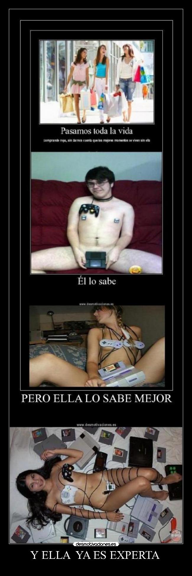 Y ELLA  YA ES EXPERTA  - 