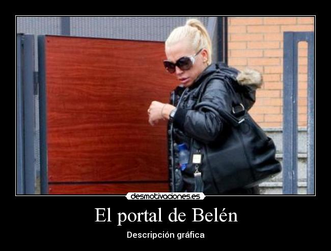 El portal de Belén - Descripción gráfica