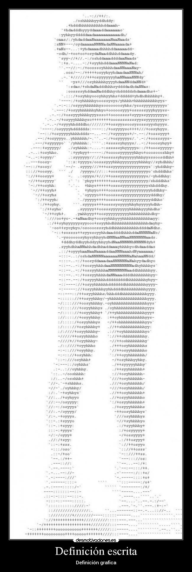 Definición escrita - Definición grafica