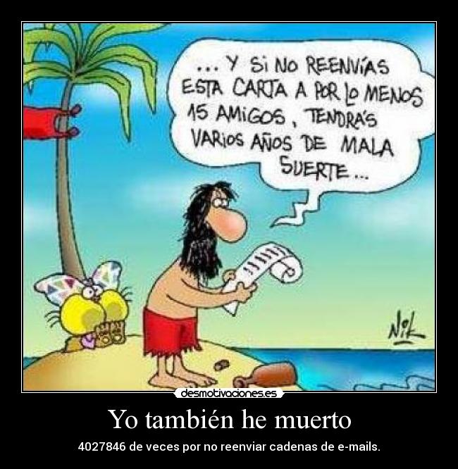 Yo también he muerto -