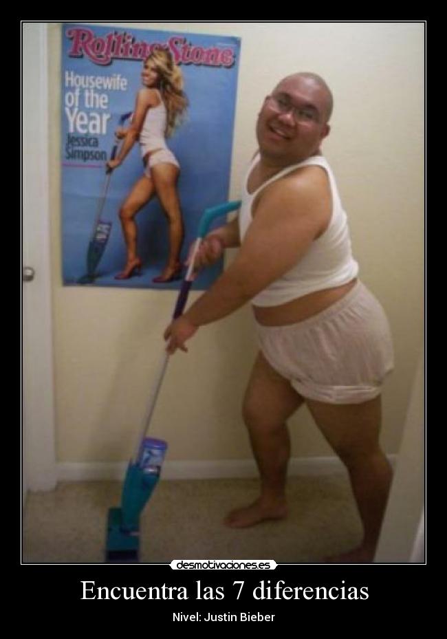 Encuentra las 7 diferencias - Nivel: Justin Bieber