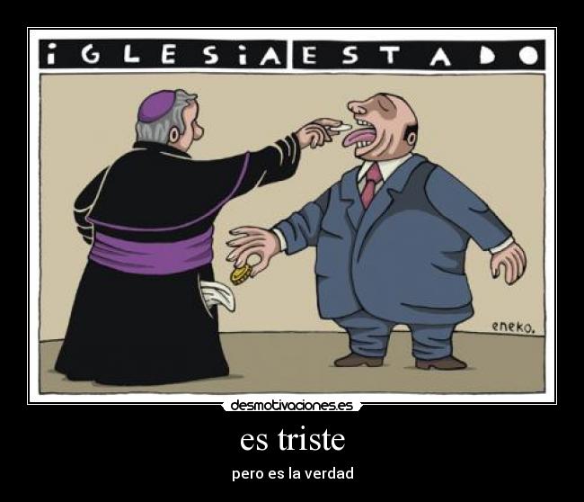 es triste -