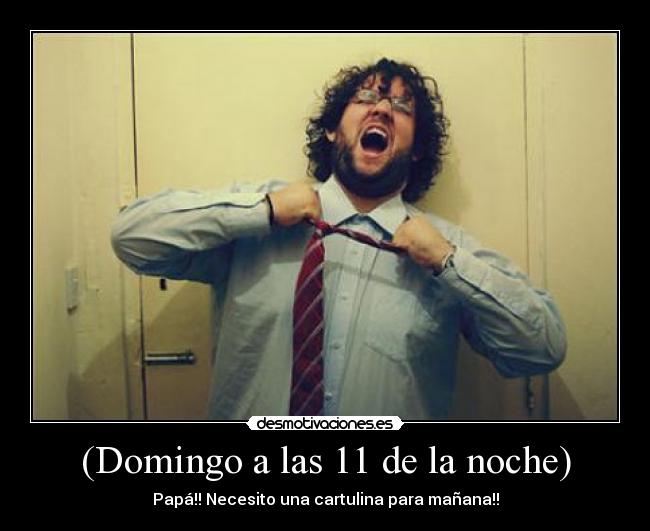 (Domingo a las 11 de la noche) - 