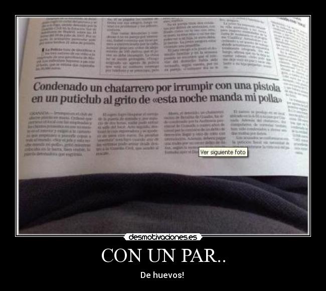 CON UN PAR.. - 