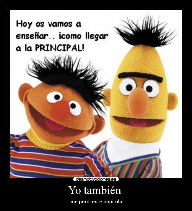 Yo también -