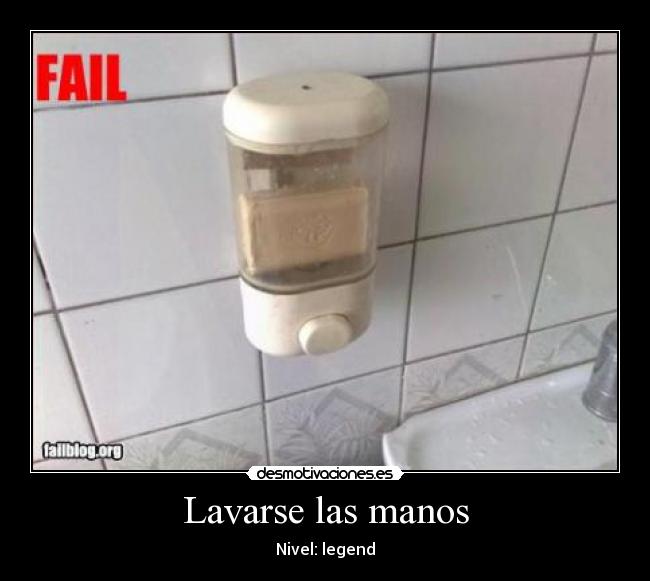 Lavarse las manos -