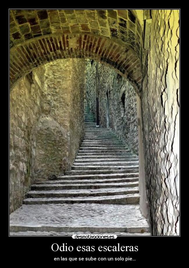 Odio esas escaleras - 