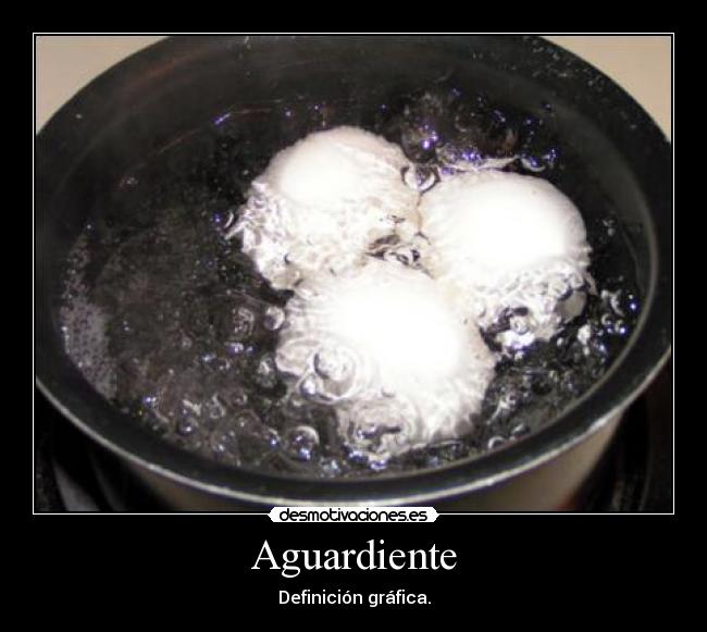 Aguardiente - Definición gráfica.
