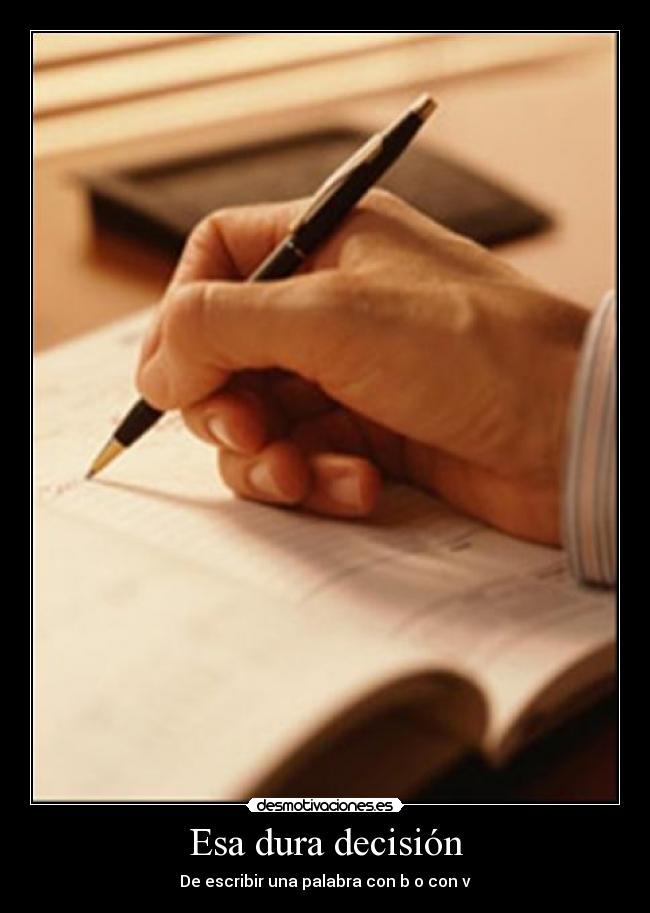 Esa dura decisión - 