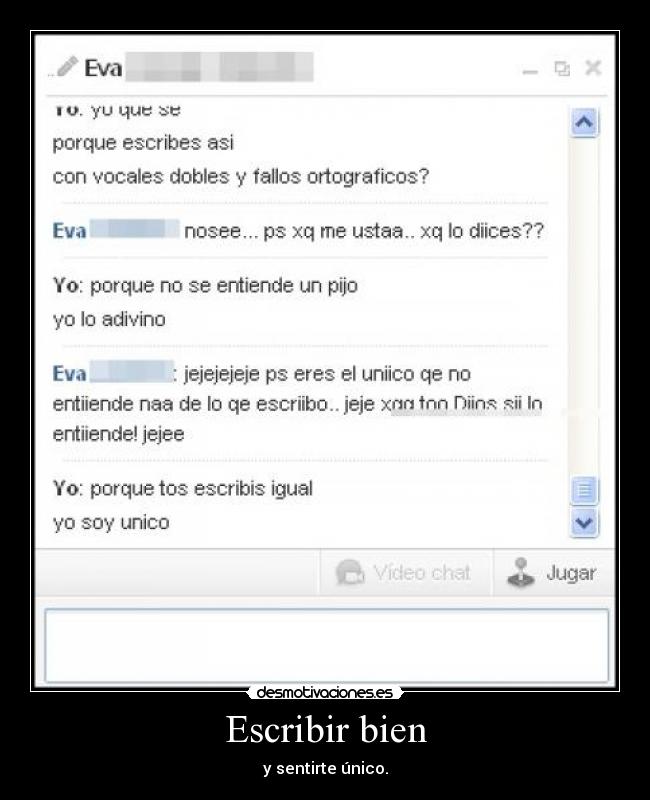 Escribir bien - y sentirte único.