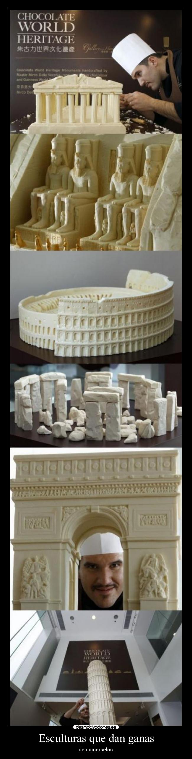 Esculturas que dan ganas -