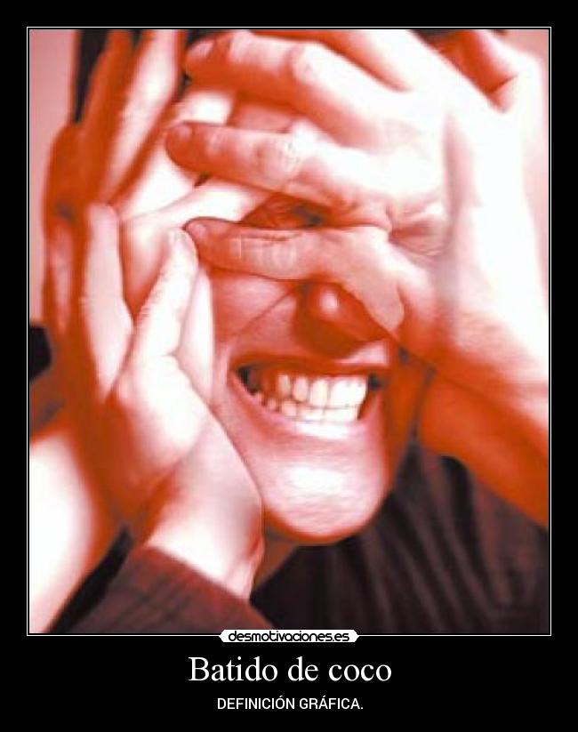 Batido de coco - DEFINICIÓN GRÁFICA.