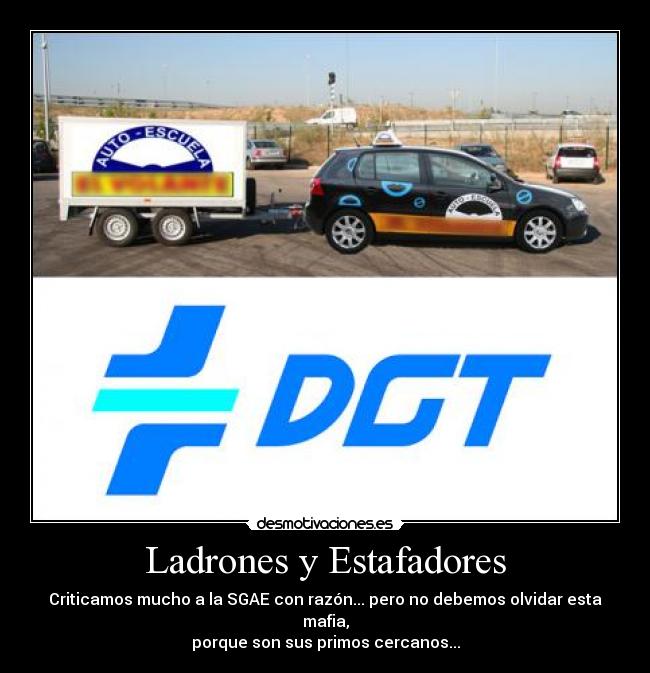 Ladrones y Estafadores - Criticamos mucho a la SGAE con razón... pero no debemos olvidar esta mafia,
porque son sus primos cercanos...