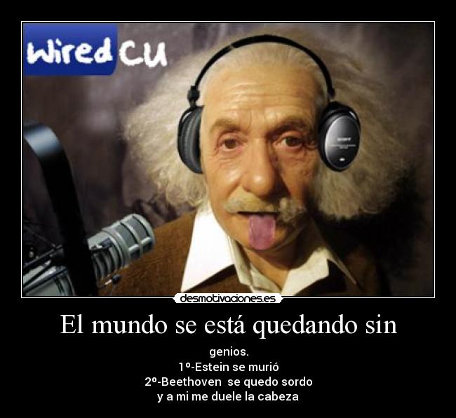 El mundo se está quedando sin -